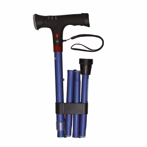 AD-71 Aluminium Wandelstok met LED en Geluidssignaal Lugano