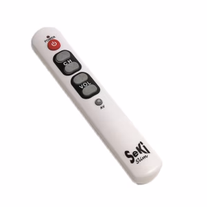 Seki Slim afstandsbediening met 6 toetsen - wit