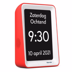 Sprekende kalenderklok - rood