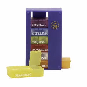 Pillenbox 1 week - 3 vaks
