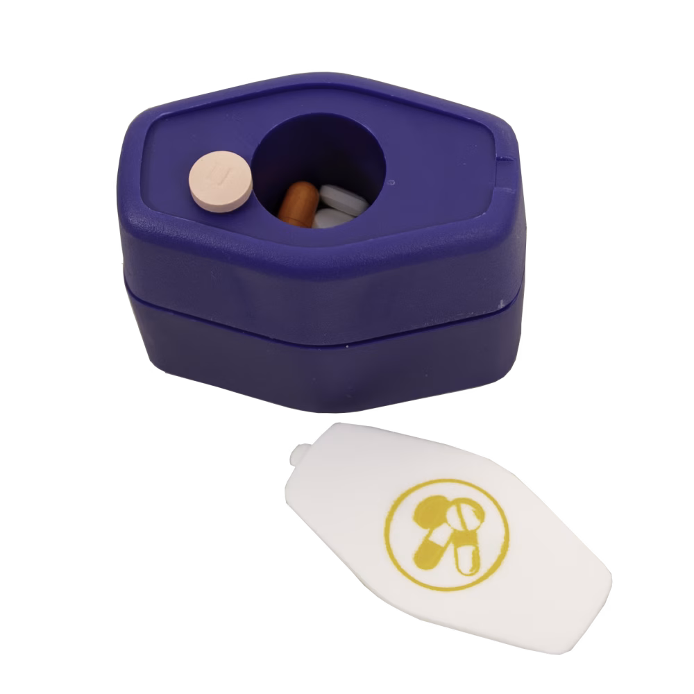 Able2 Pillenvergruizer - blauw - Afbeelding 3