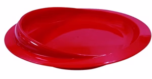 Schepbord met zuignap - rood