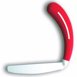 Ergonomisch Bestek Gehoekt Mes