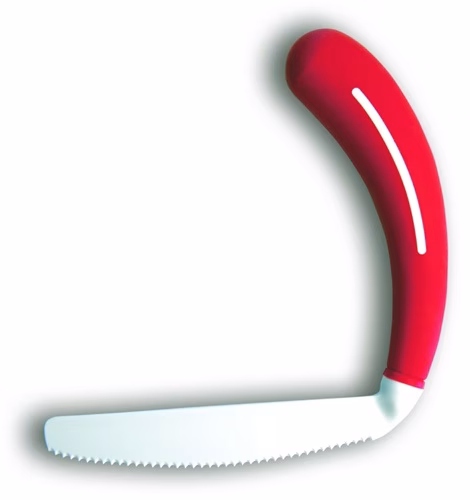 Ergonomisch Bestek Gehoekt Mes