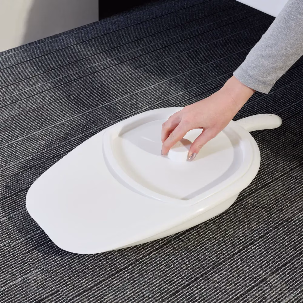 Bedpan – met deksel - Afbeelding 3