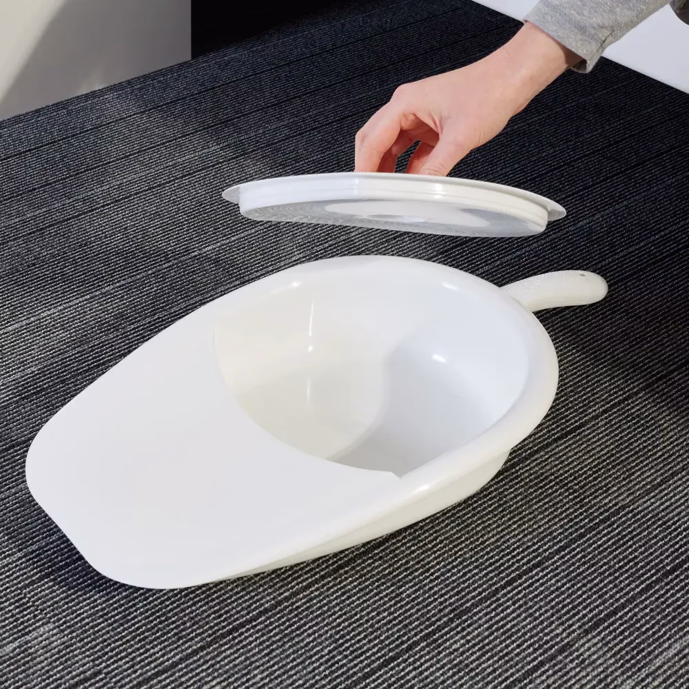 Bedpan – met deksel - Afbeelding 4