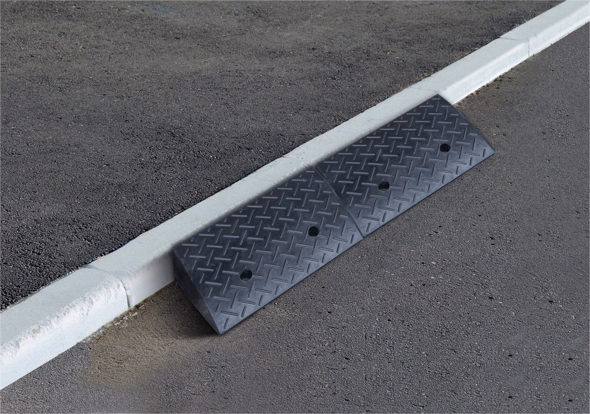 Aidapt Set of 2 rubber kerb oprijplaats 4