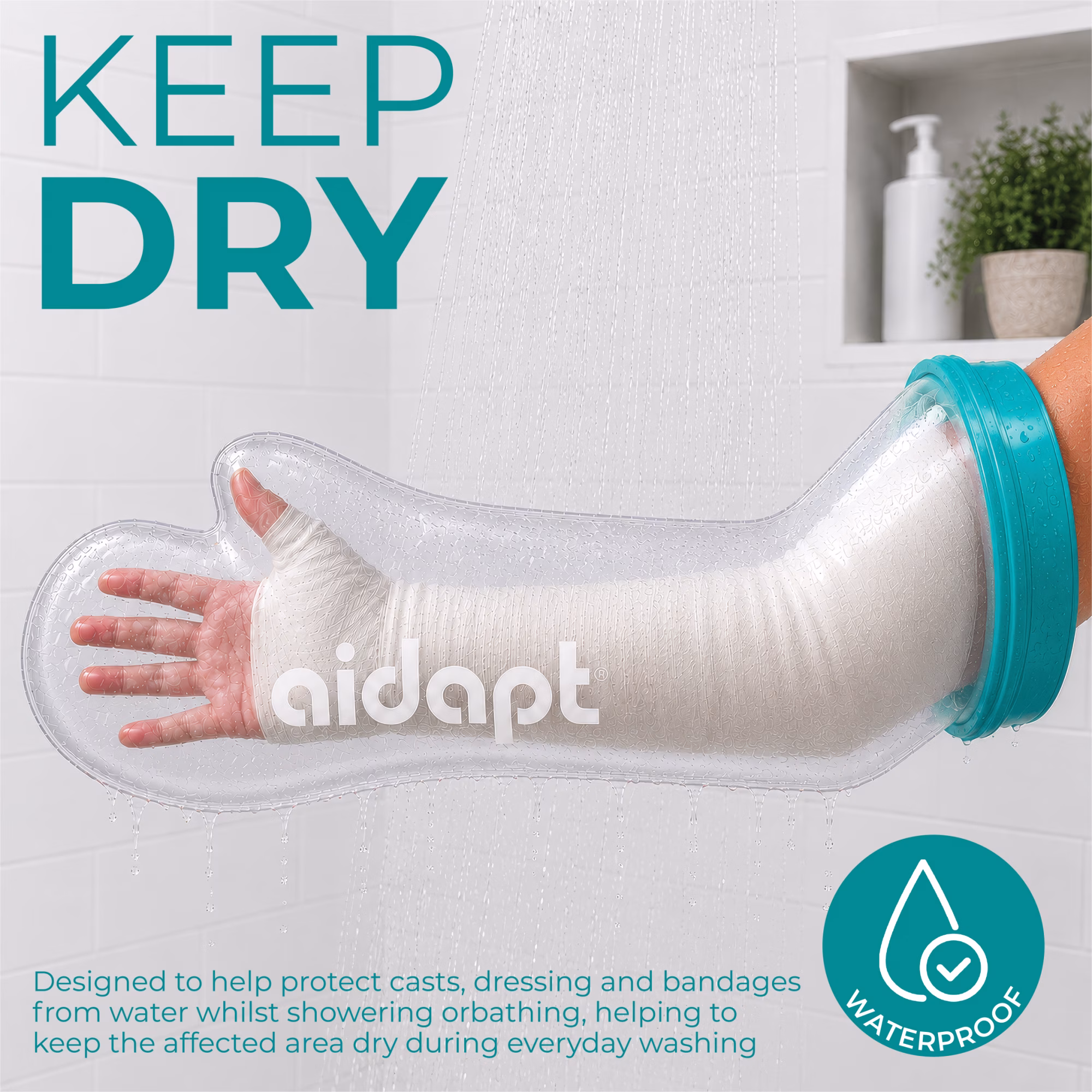 Aidapt Cast protector adult long arm - Afbeelding 2