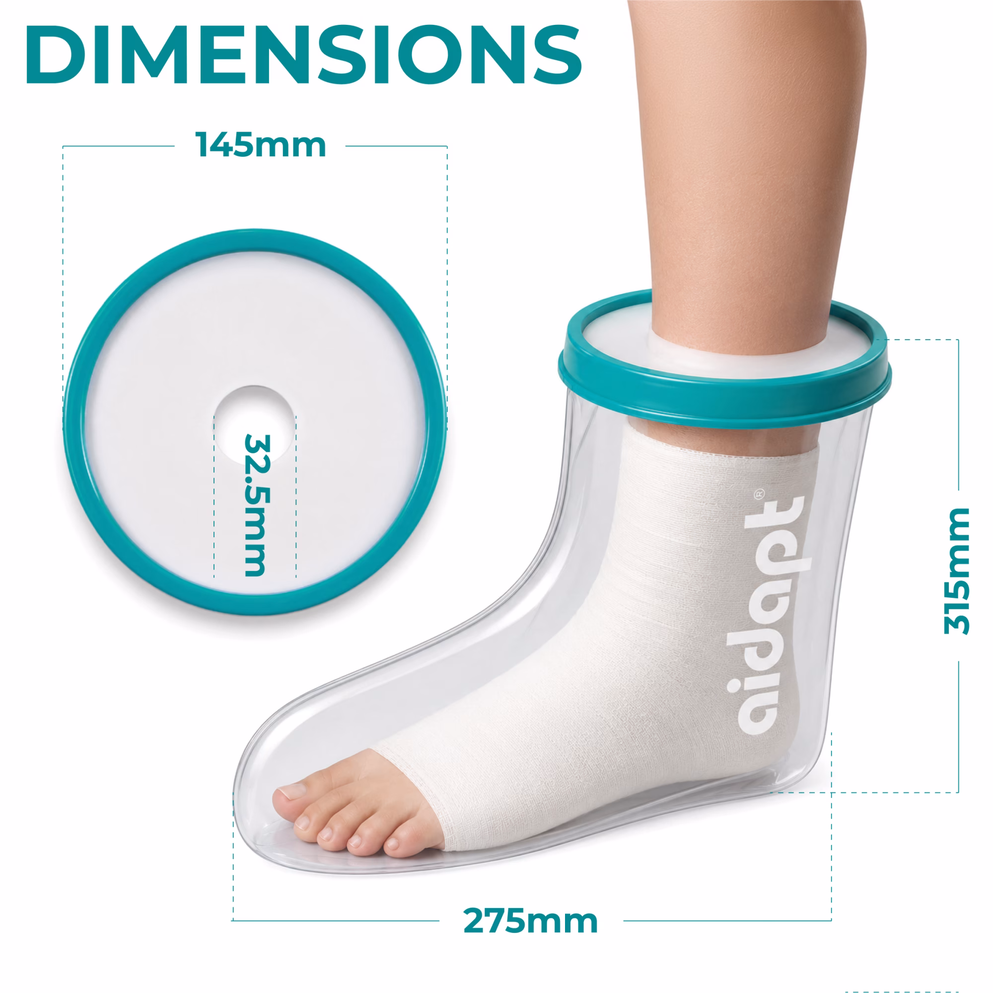 Aidapt Cast protector adult foot - Afbeelding 6