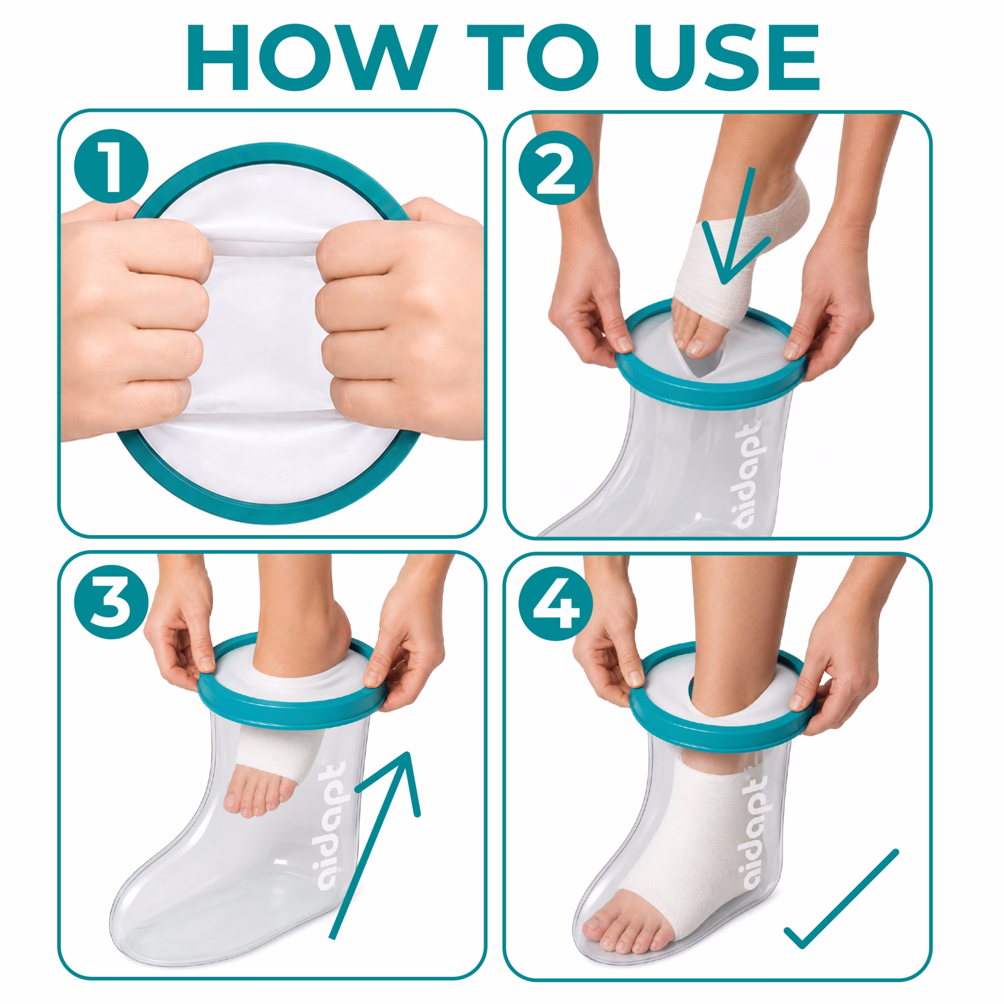 Aidapt Cast protector adult foot - Afbeelding 5