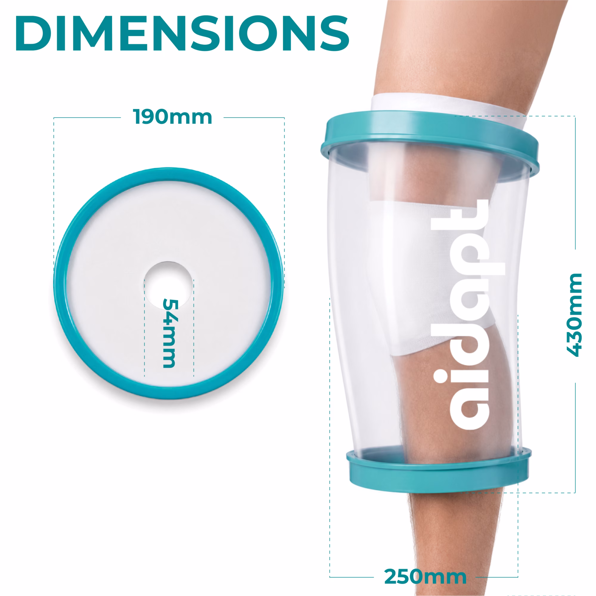 Aidapt Adult knee cast protector - Afbeelding 6
