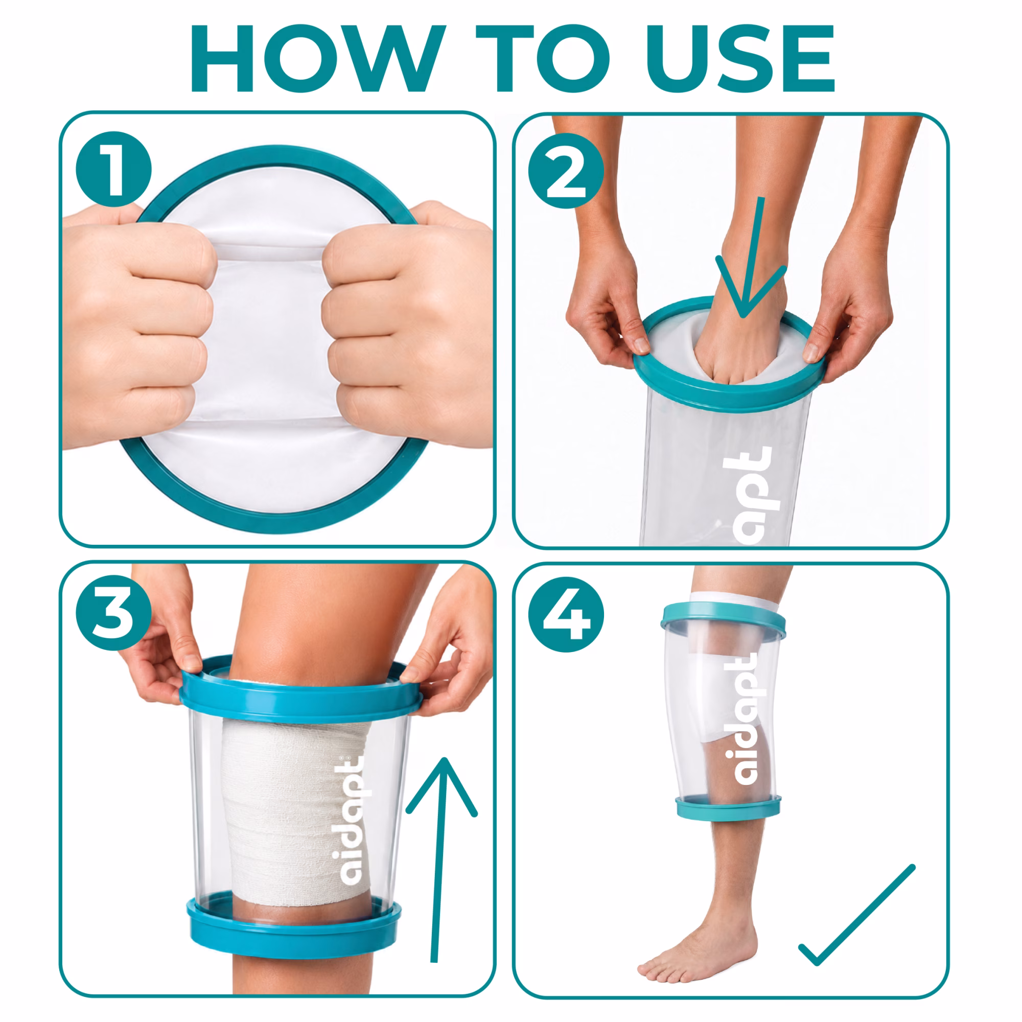 Aidapt Adult knee cast protector - Afbeelding 5